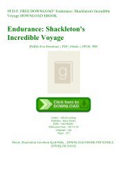 #P.D.F. FREE DOWNLOAD^ Endurance Shackleton's Incredible Voyage DOWNLOAD EBOOK