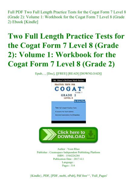 free cogat practice test grade 1 pdf free cogat practice test grade 1 pdf
