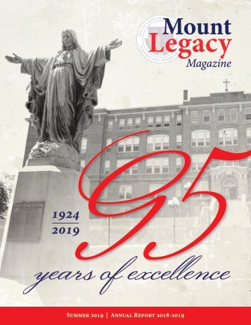 Mount Saint Charles Academy Legacy Magazine 2019
