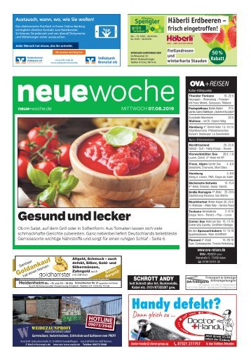 07.08.2019 NEUE WOCHE