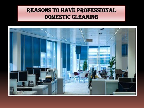 Reasons to Have Professional Domestic Cleaning-converted