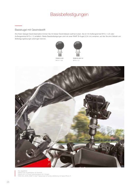 RAM Mounts Powersports Katalog DEUTSCH