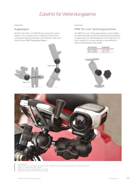 RAM Mounts Powersports Katalog DEUTSCH