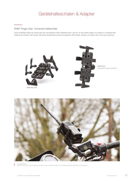 RAM Mounts Powersports Katalog DEUTSCH