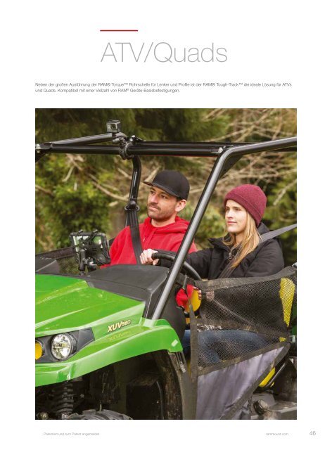 RAM Mounts Powersports Katalog DEUTSCH