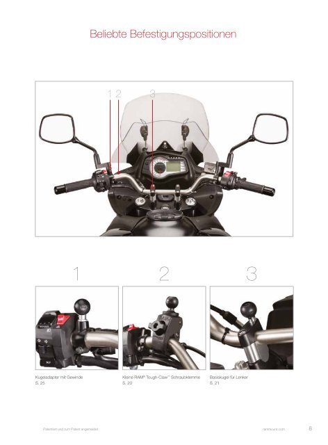 RAM Mounts Powersports Katalog DEUTSCH