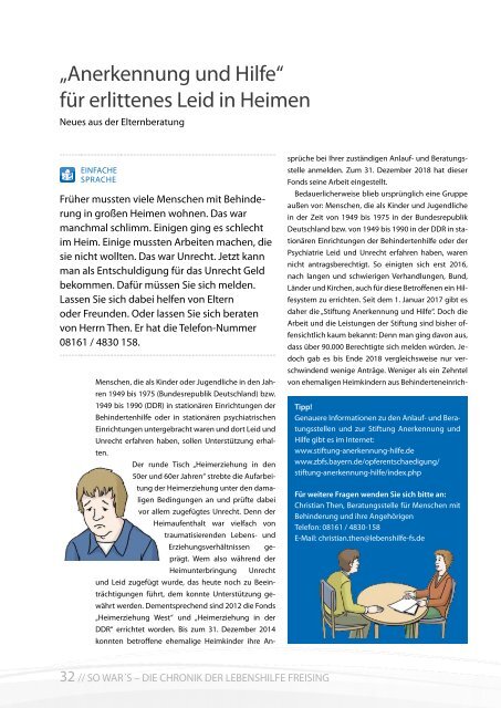 2019 SOMMER / LEBENSHILFE FREISING / TAUSENDFÜSSLER-MAGAZIN