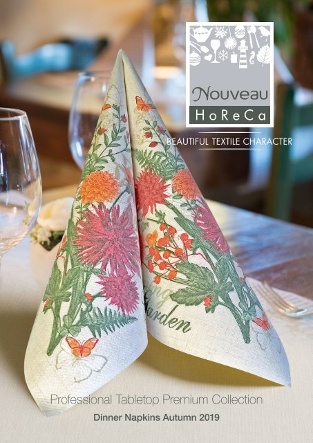 Servietten Napkins 40x40 Autumn 2019| Nouveau HoReCa