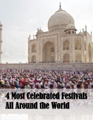 4 Most Celebrated Festivals All Around the World