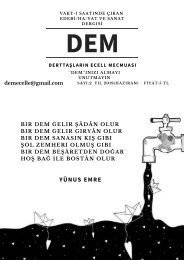 DEM (Derttaşların Ecell Mecmuası) 2. Sayı