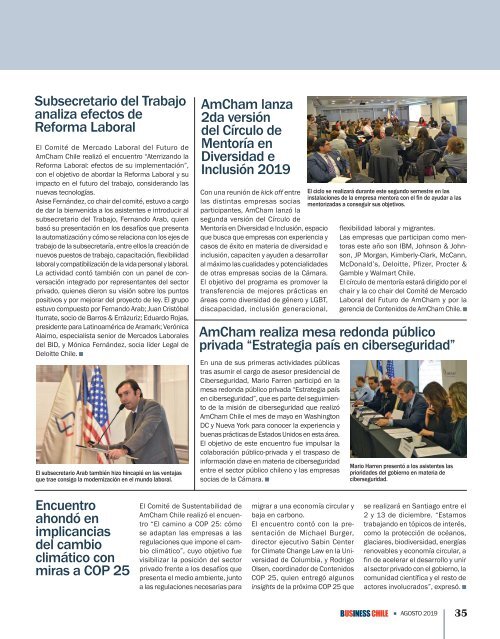 Revista Business Chile - Agosto 2019