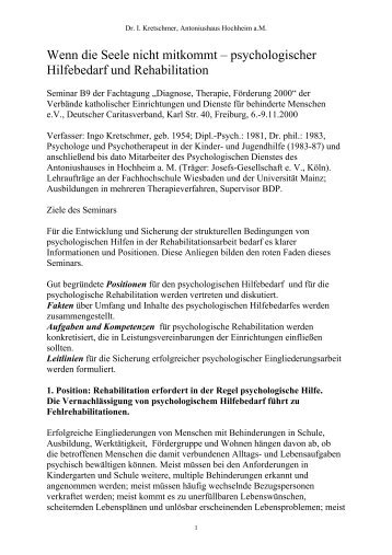 stark - Dr. Ingo Kretschmer, Diplom-Psychologe, Supervisor ...