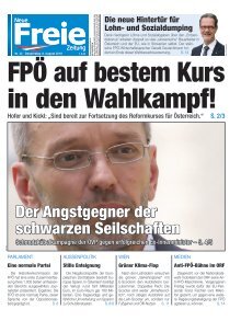 FPÖ auf bestem Kurs in den Wahlkampf!