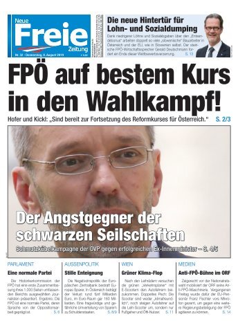 FPÖ auf bestem Kurs in den Wahlkampf!