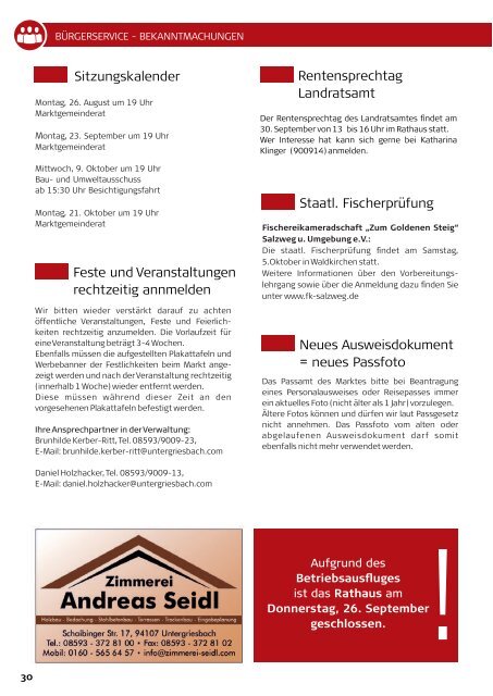Gemeindeblatt Untergriesbach 154