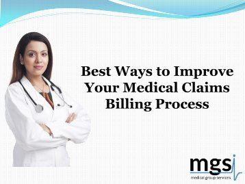 Best Ways to Improve Your Medical Claims Billing Process