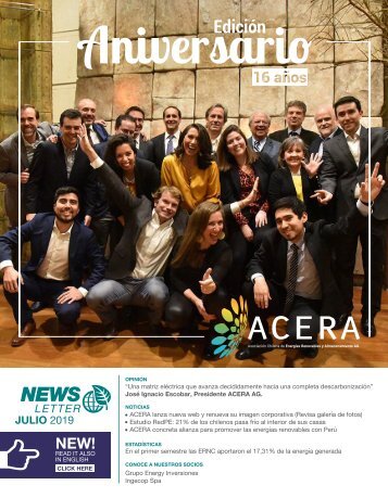 Newsletter ACERA - Julio 2019