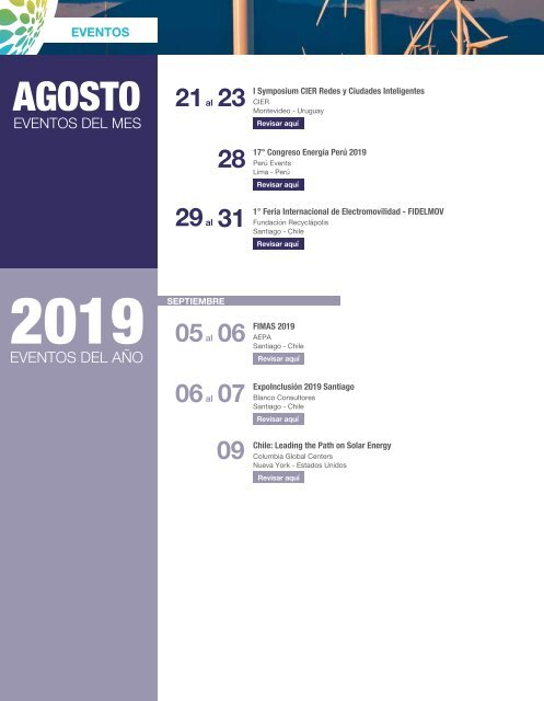 Newsletter ACERA - Julio 2019