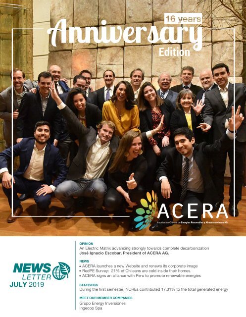 Newsletter ACERA - Julio 2019