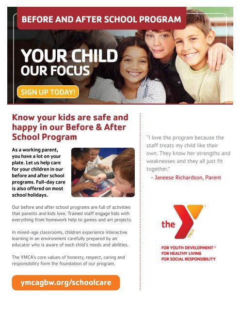 Oscar Lasko YMCA Fall Program Guide - 2019