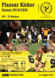 FCF Stadionzeitung 2019_08_10_Weitnau_WEB