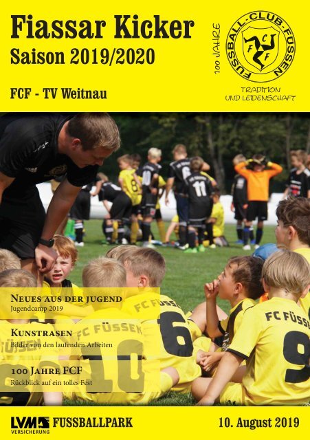 FCF Stadionzeitung 2019_08_10_Weitnau_WEB