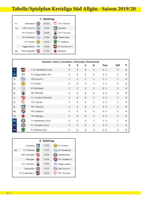 FCF Stadionzeitung 2019_08_10_Weitnau_WEB