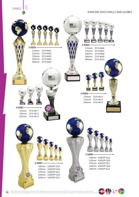 Dance Trophies for Distinction 2019