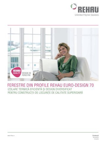 Prezentare profil Rehau Euro Design 70