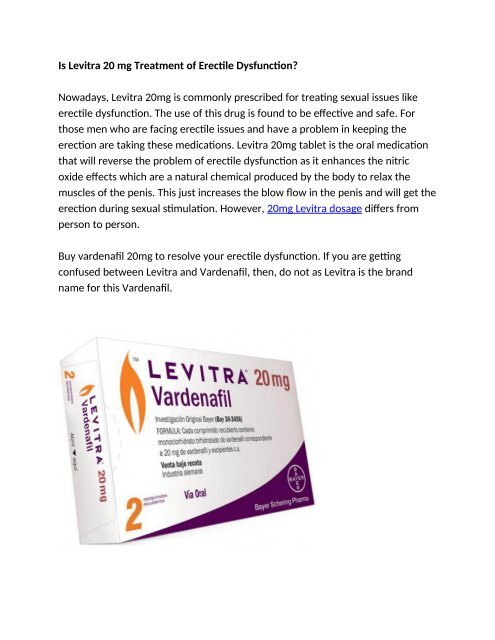 Levitra 20 Mg Bayer Levitra 20 mg bayer