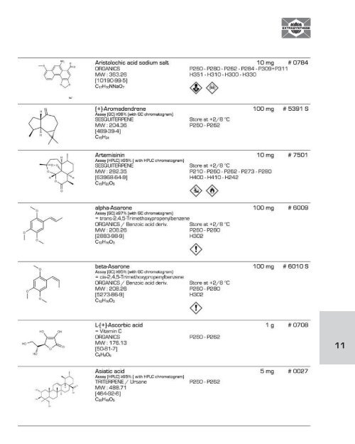 EXTRASYNTHESE  A-D-List-of-products  (part 1/4)