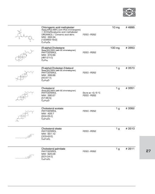 EXTRASYNTHESE  A-D-List-of-products  (part 1/4)