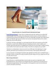 Fungus Eliminator : Is it a natural 100% treatment for Toenail fungus?