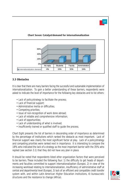 Executive summary - IAU 1st Global Survey (2003)