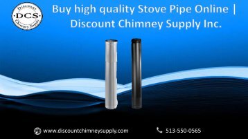 Buy Stove Pipe & its accessories at Great Prices – Special Offer
