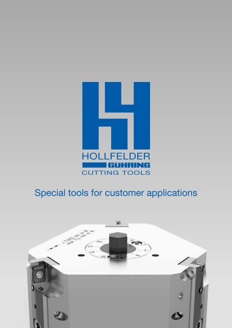 Special tools for customer applications 2019