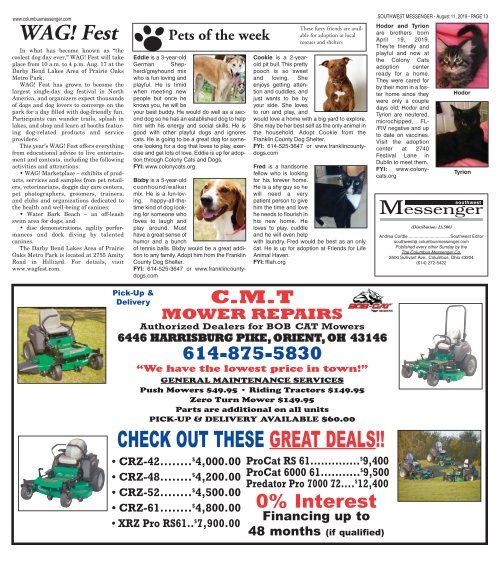 Southwest Messenger - August 11th, 2019