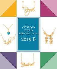 CATÁLOGO JOYERÍA PERSONALIZADA 2019 con precios