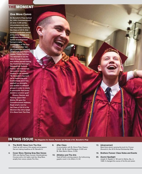 St. Benedict's Magazine - Summer 2019