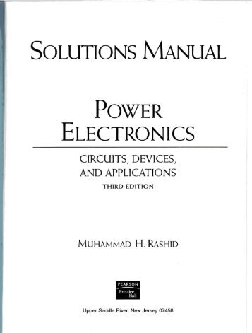 [SOLMAN]Power Electronics Circuits, Devices & Applications 3rd Ed.-Rashid