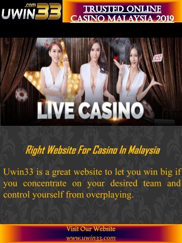 Trusted Online Casino Malaysia 2019