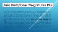 Keto BodyTone - Keto BodyTone Weight Loss Pills