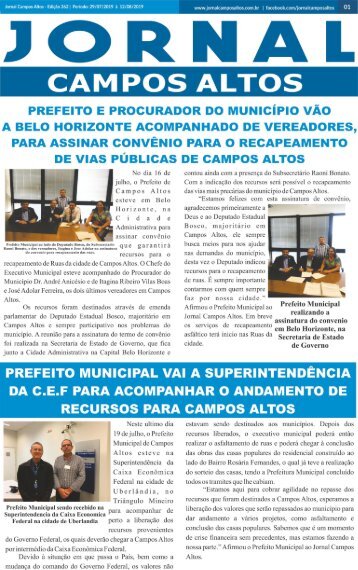 Jornal Campos Altos - Edição 362