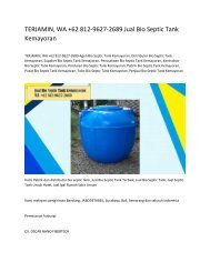 TERJAMIN, WA +62 812-9627-2689 Jual Bio Septic Tank Kemayoran