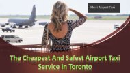 The Cheapest And Safest Airport Taxi Service In Toronto