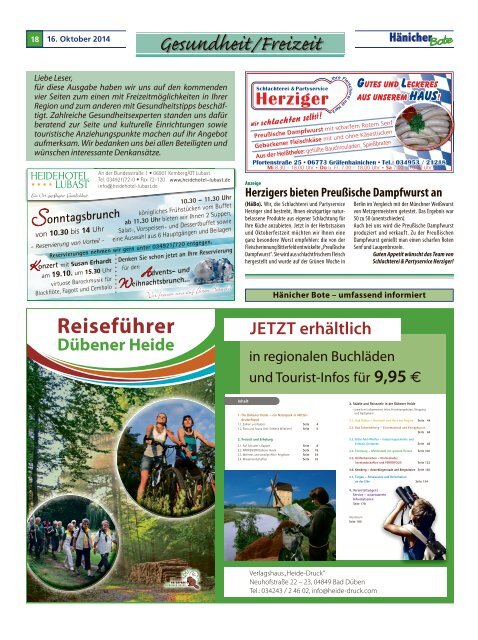 Hänicher Bote | Oktober-Ausgabe 2014