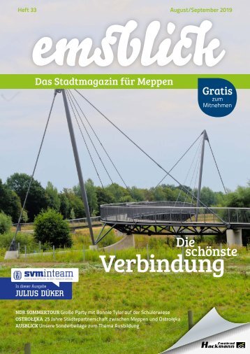 Emsblick Meppen Heft 33 - August/September 2019