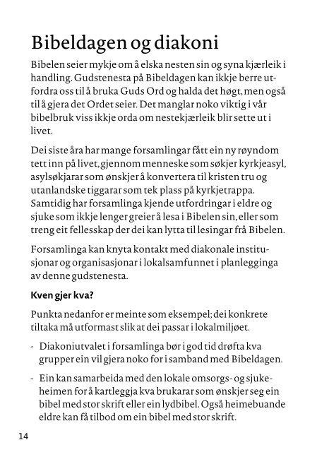 Bruk Bibelen: Bibeldagen (nn)