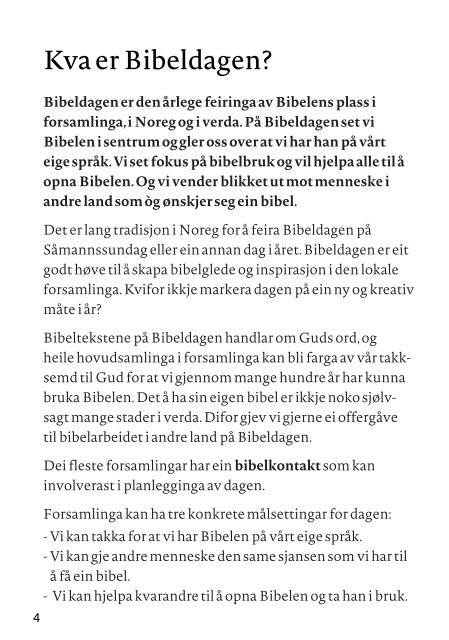 Bruk Bibelen: Bibeldagen (nn)