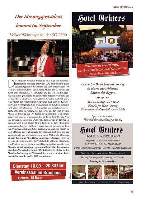 STADTJournal Ausgabe August 2019